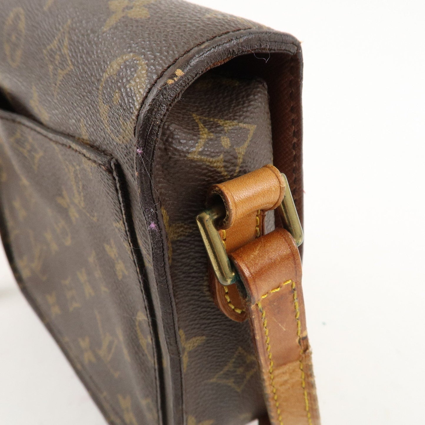 Louis Vuitton Monogram Saint Cloud MM Shoulder Bag Brown M51243