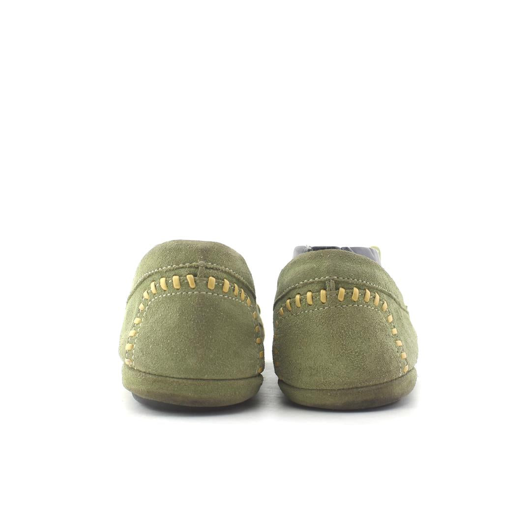 COLE HAAN BELLPORT BOW DRIVER SUEDE