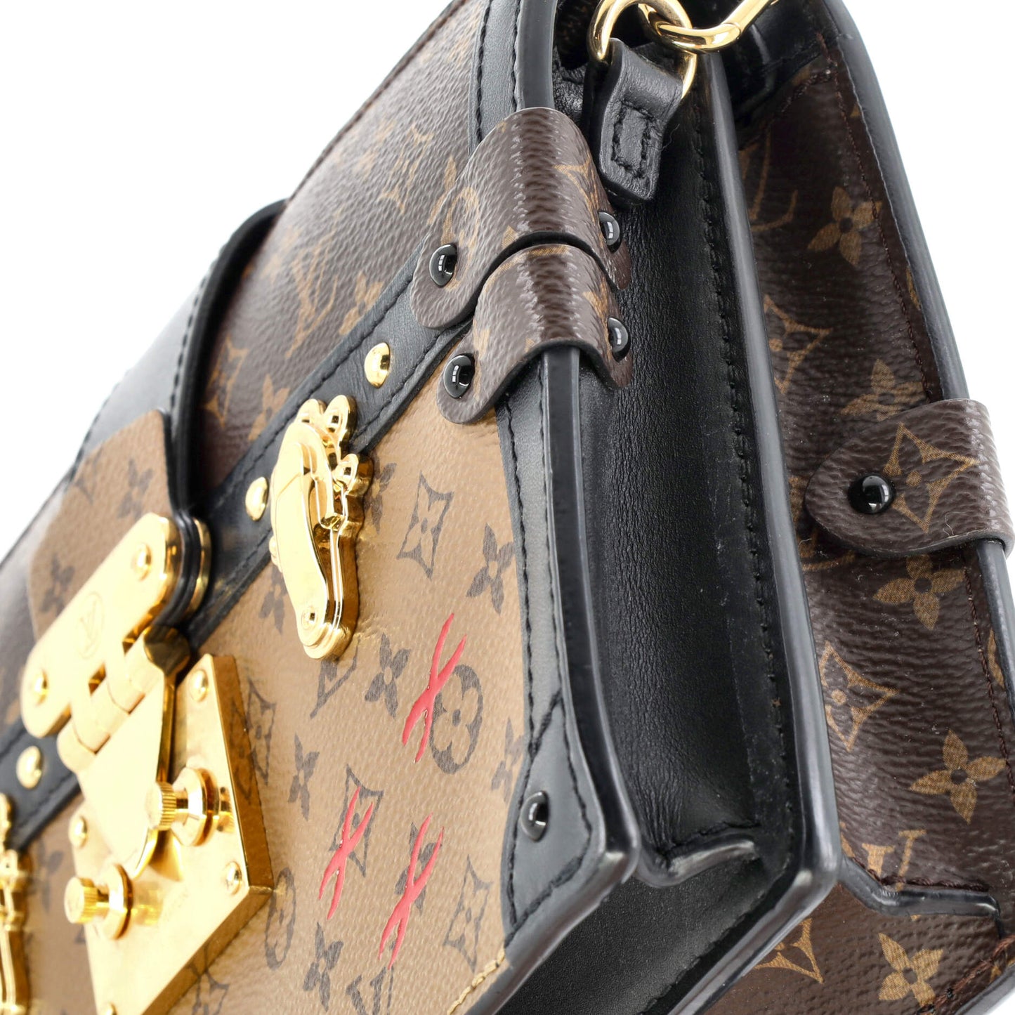 Trunk Clutch Reverse Monogram Canvas