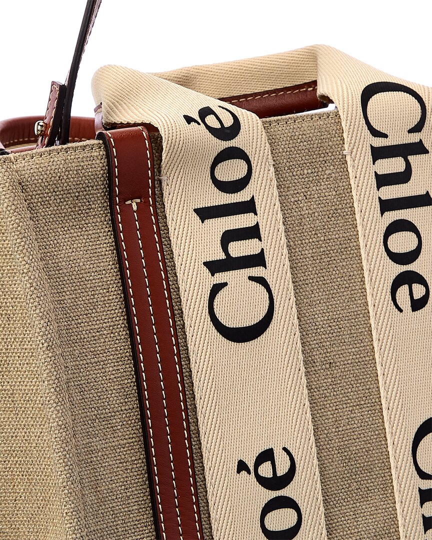 CHL - CC o? Woody Small Canvas & Leather Tote