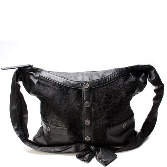 Chanel Girl Leather Calfhair Bag