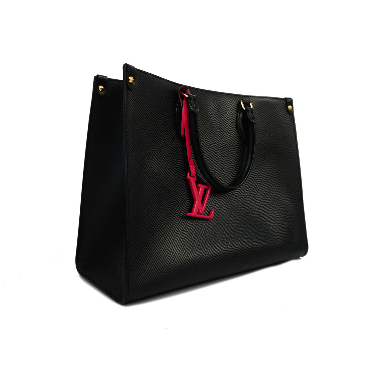 Louis Vuitton 2Way Epi On The Go MM Noir Handbag