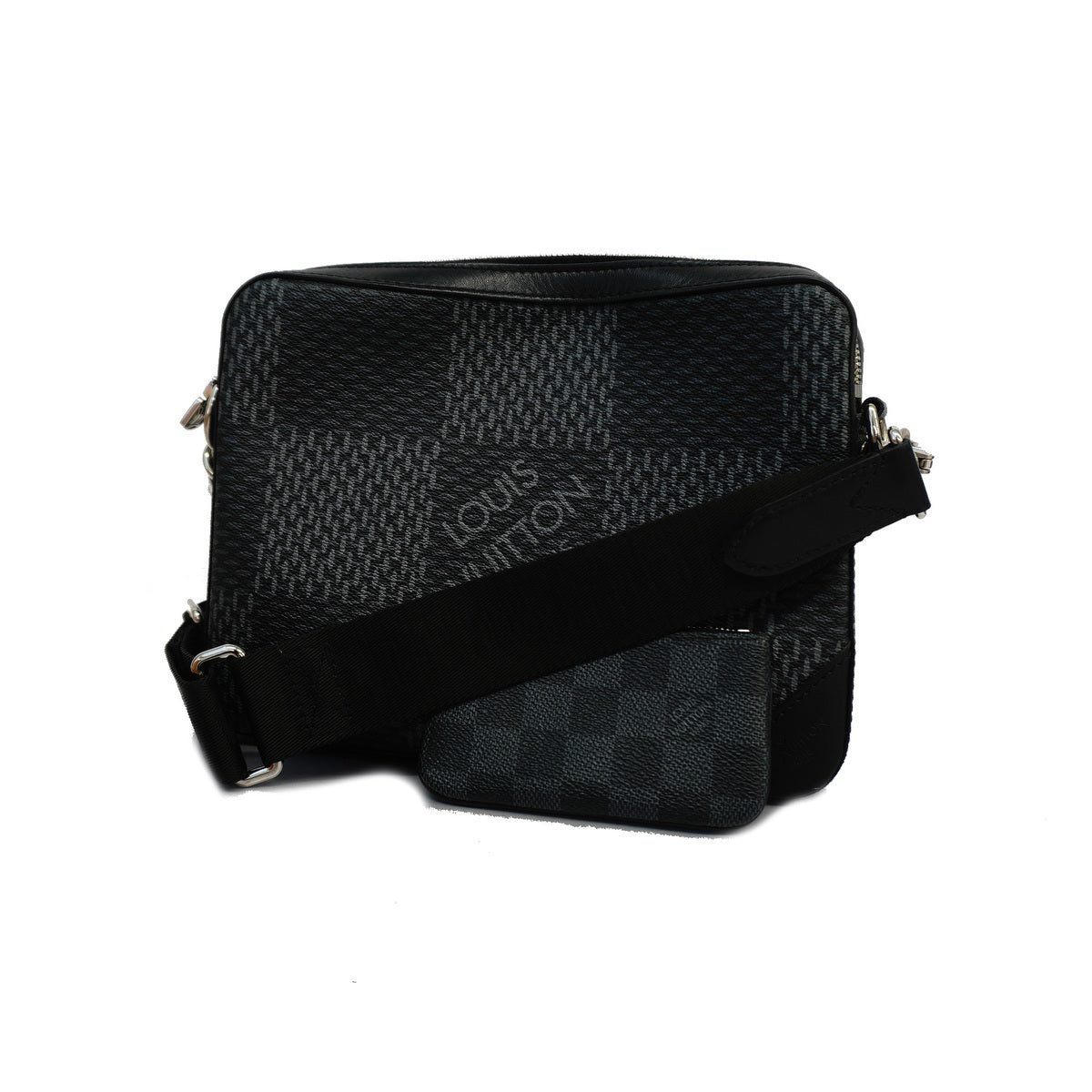 Louis Vuitton Shoulder Bag Damier Graphite 3D Trio Messenger