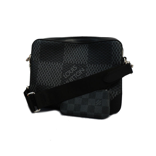 Louis Vuitton Shoulder Bag Damier Graphite 3D Trio Messenger