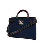 Louis Vuitton 2Way Shoulder Bag Epi Twist Tote Andigo Blue