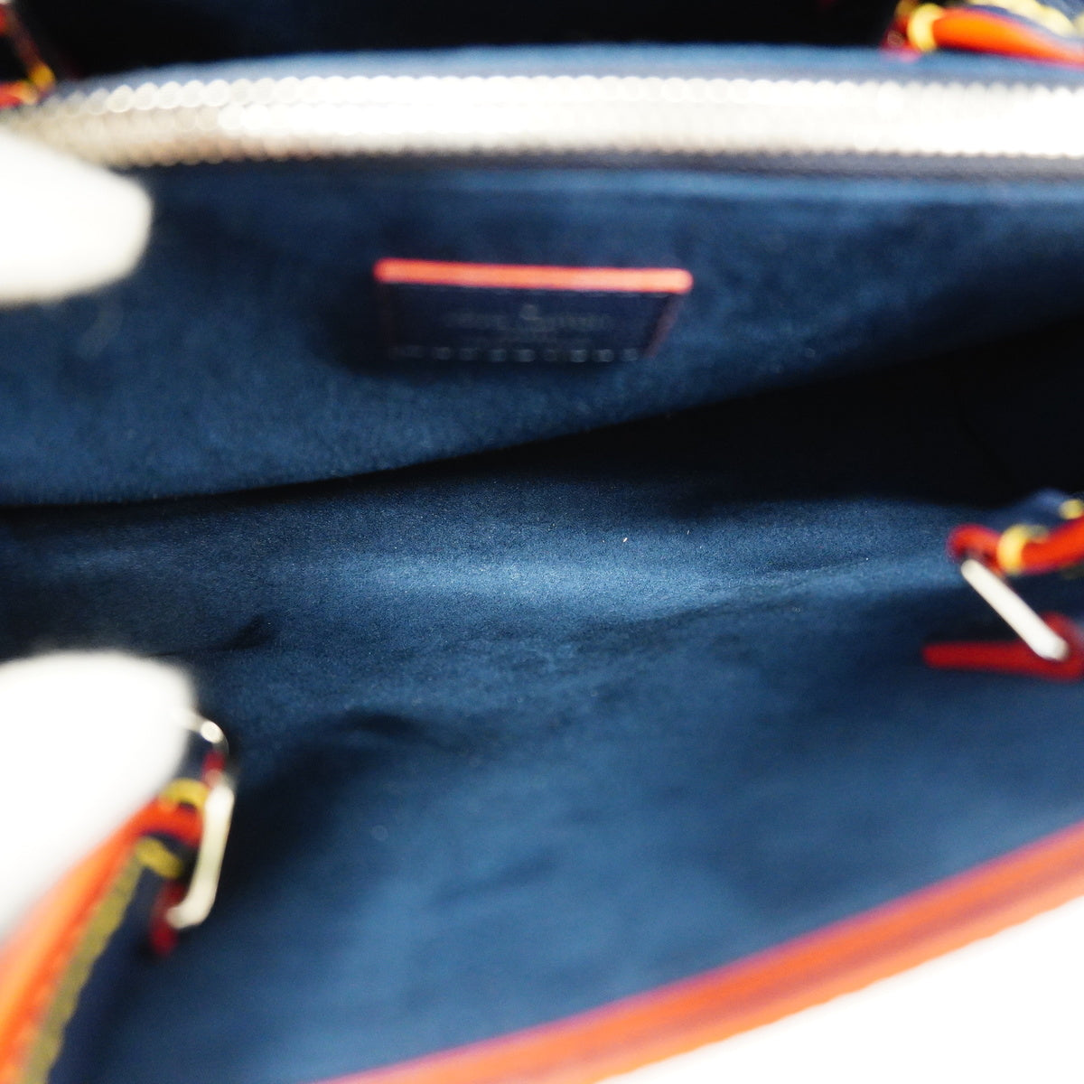 Louis Vuitton 2Way Shoulder Bag Epi Twist Tote Andigo Blue