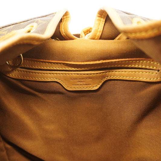 Louis Vuitton Monogram Montsouris GM Rucksack Bag Backpack Brown