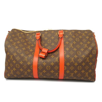 Louis Vuitton Monogram Keepall Bandouliere 50 Ladies Men's Boston Bag