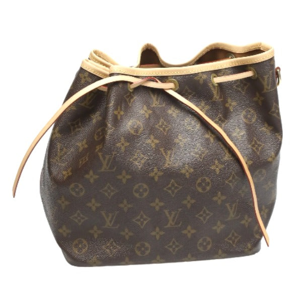 Louis Vuitton  Drawstring Monogram Petite Noe Shoulder Bag