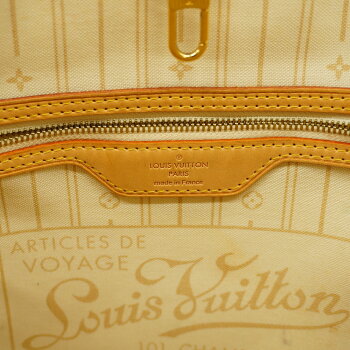Louis Vuitton Damier Azur Neverfull MM  Tote Bag