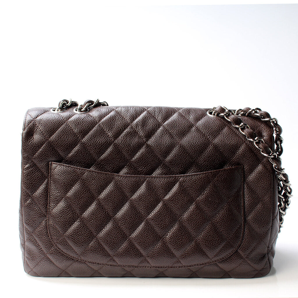 Chanel Classic Flap Jumbo Caviar 12 Mil Bag