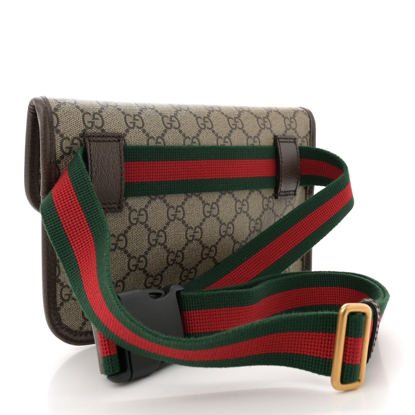 Amelia GG Supreme Monogram Neo      Web Belt Bag Brown