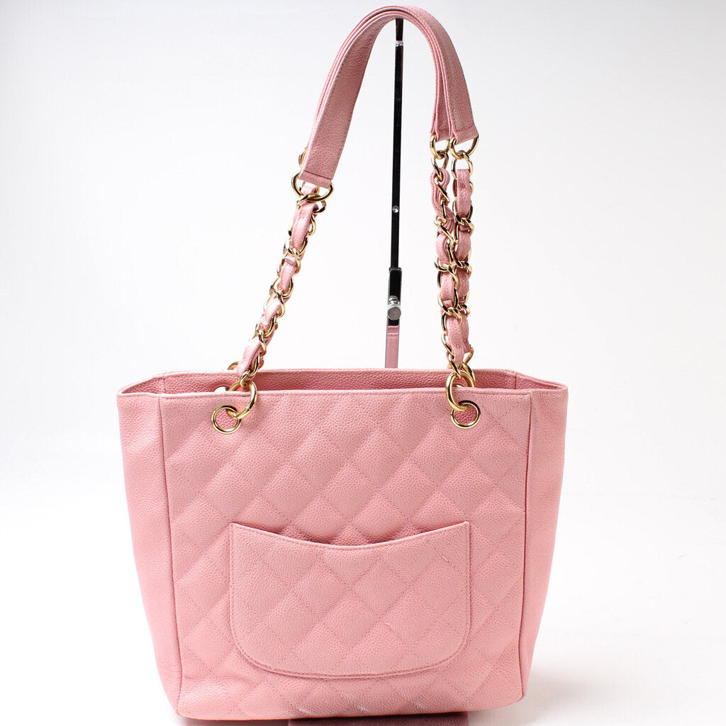 Chanel Petite Shopping Tote Caviar Bag