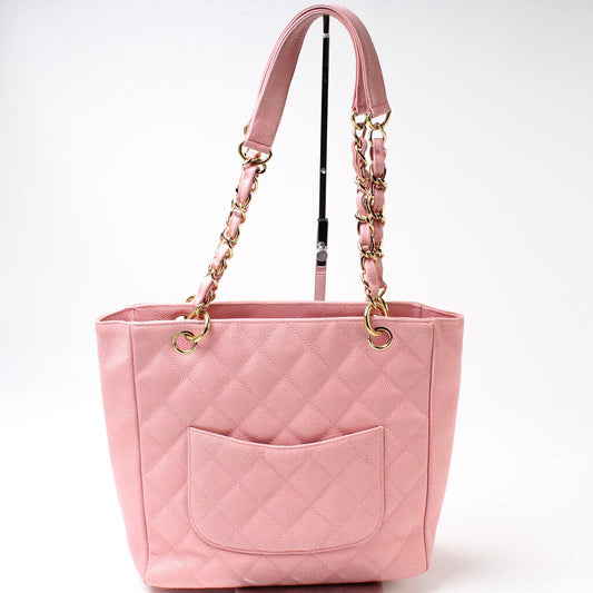 Chanel Petite Shopping Tote Caviar Bag