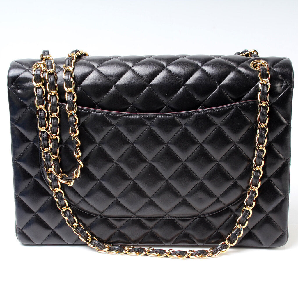 Chanel Classic Flap Maxi Lambskin 14-16M Bag