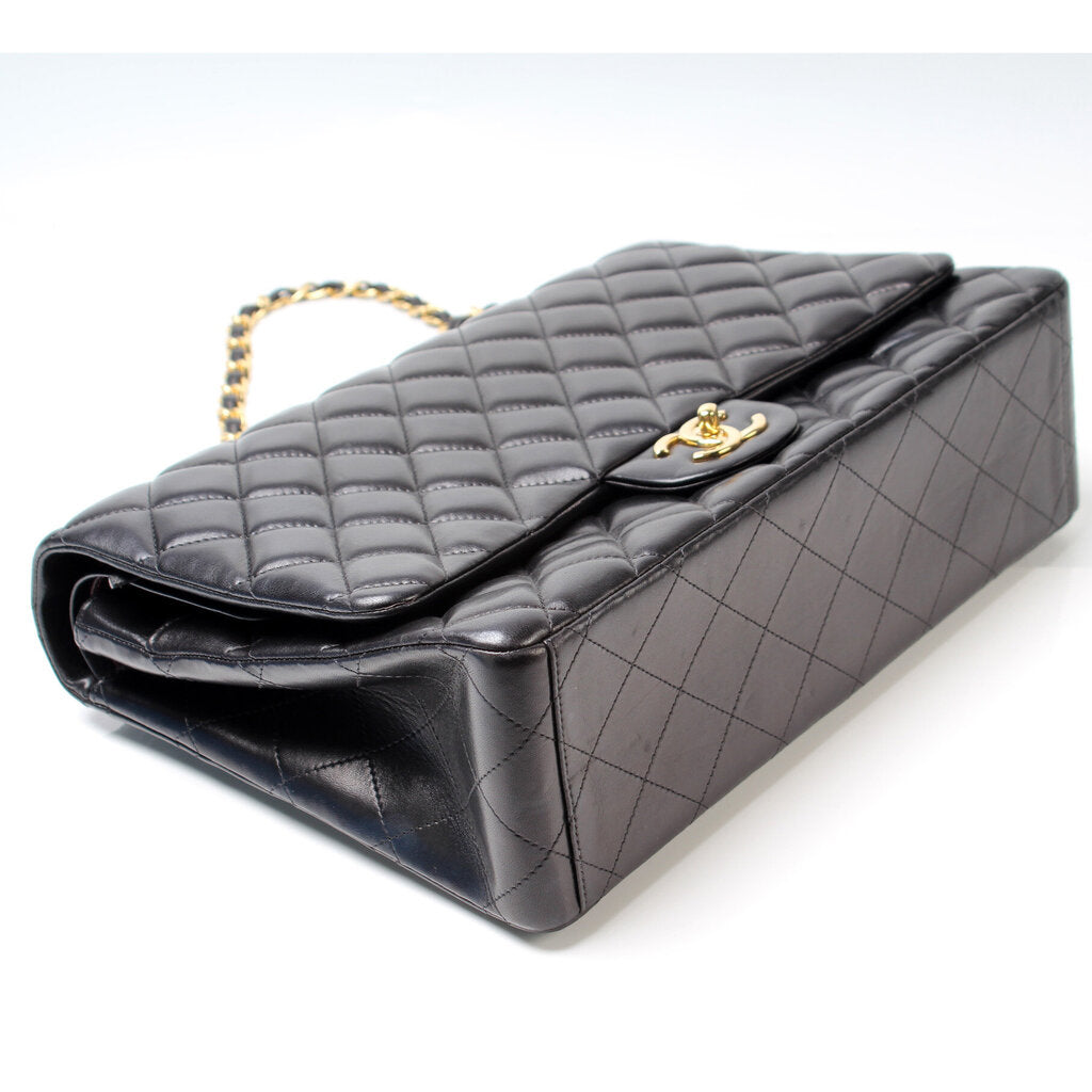 Chanel Classic Flap Maxi Lambskin 14-16M Bag