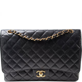 Chanel Classic Flap Maxi Caviar 14-16M Bag