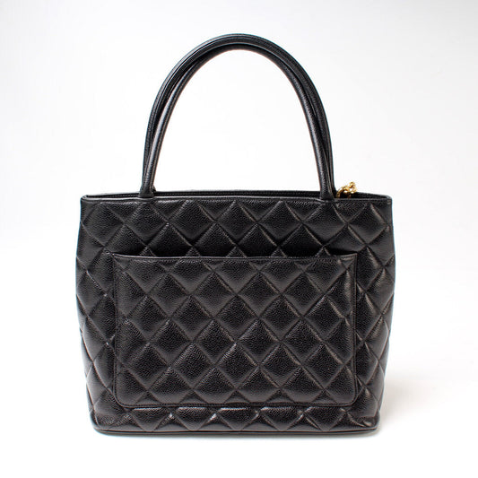 Chanel Medallion Tote Caviar Bag
