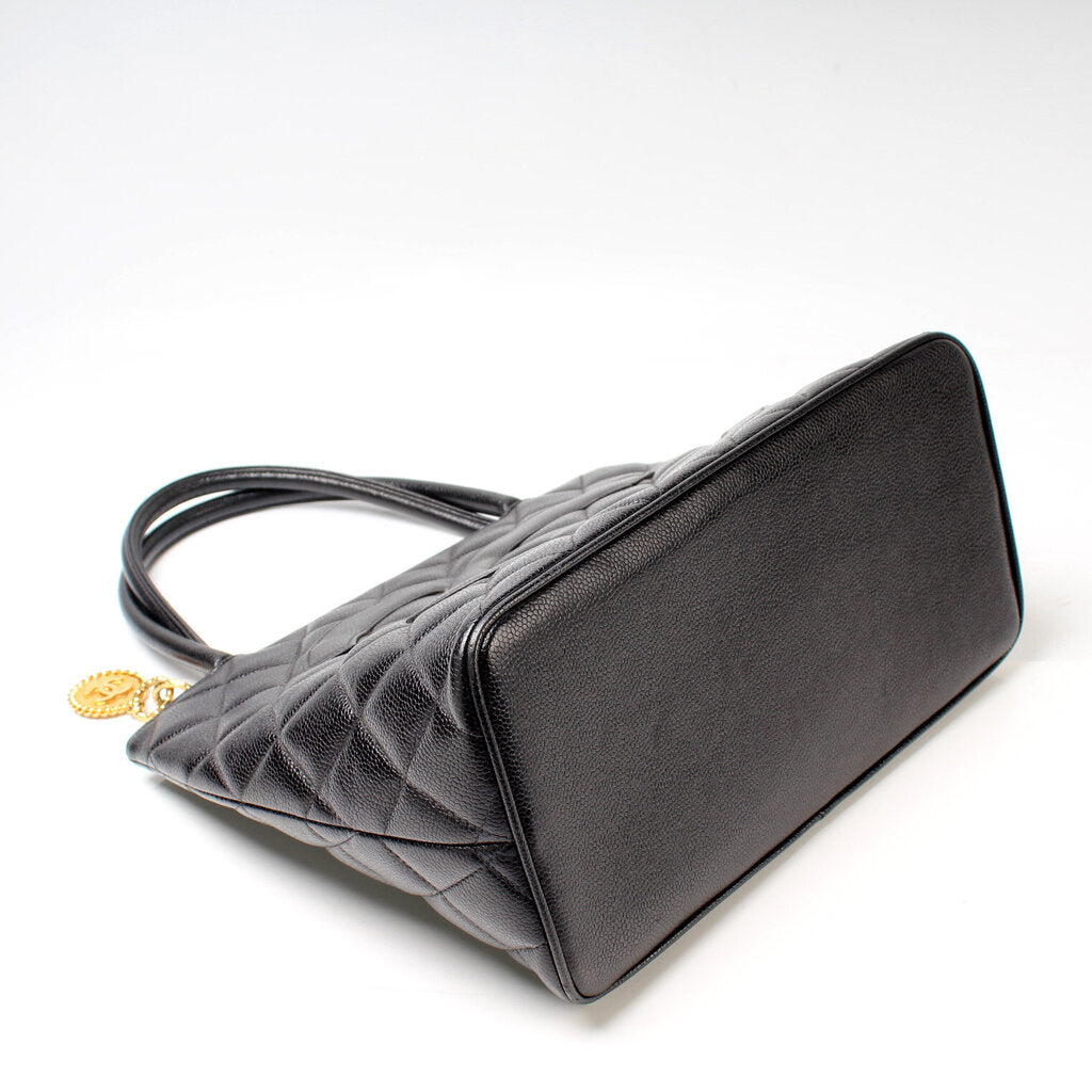 Chanel Medallion Tote Caviar Bag