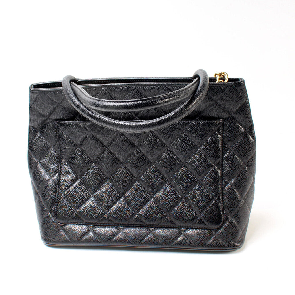 Chanel Medallion Tote Caviar Bag