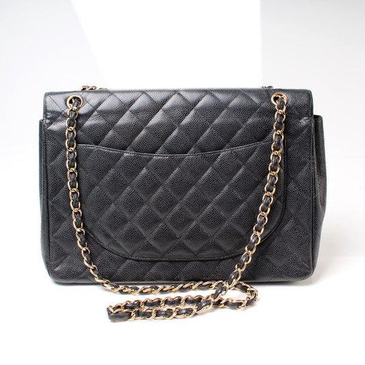 Chanel Classic Flap Maxi Caviar 14M Bag