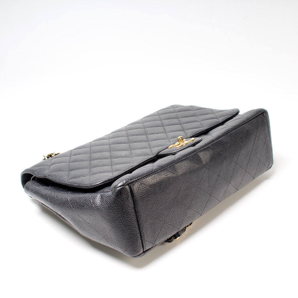 Chanel Classic Flap Maxi Caviar 14M Bag