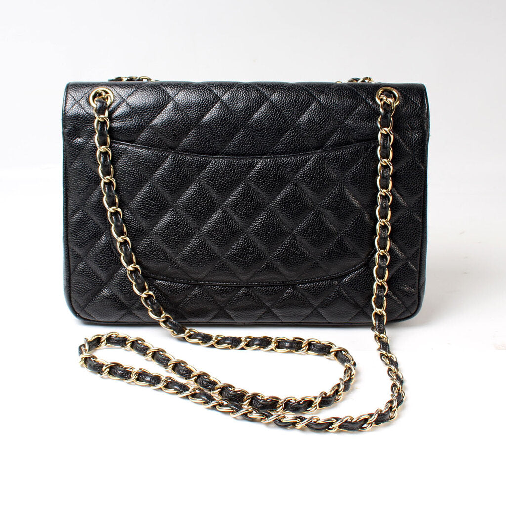 Chanel Classic Flap Jumbo Caviar 14M Bag