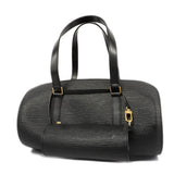 Louis Vuitton Epi Soufflot Handbag Noir Black