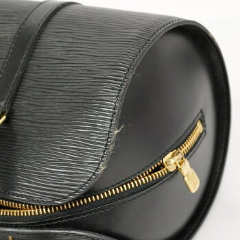 Louis Vuitton Epi Soufflot Handbag Noir Black