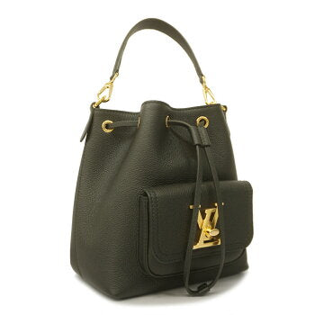 Louis Vuitton Emplant LockMe Bucket NV Shoulder Bag Noir Black