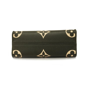Louis Vuitton Bicolor Monogram Implant On The Go PM Handbag Black