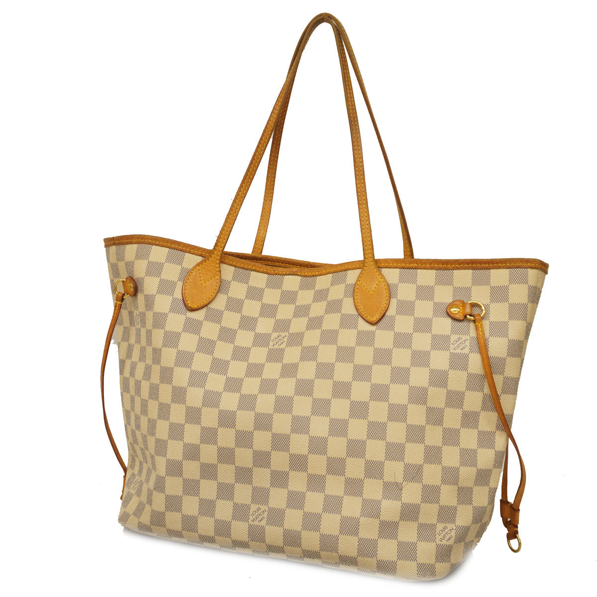 Louis Vuitton  Damier Azur Neverfull MM Tote Bag