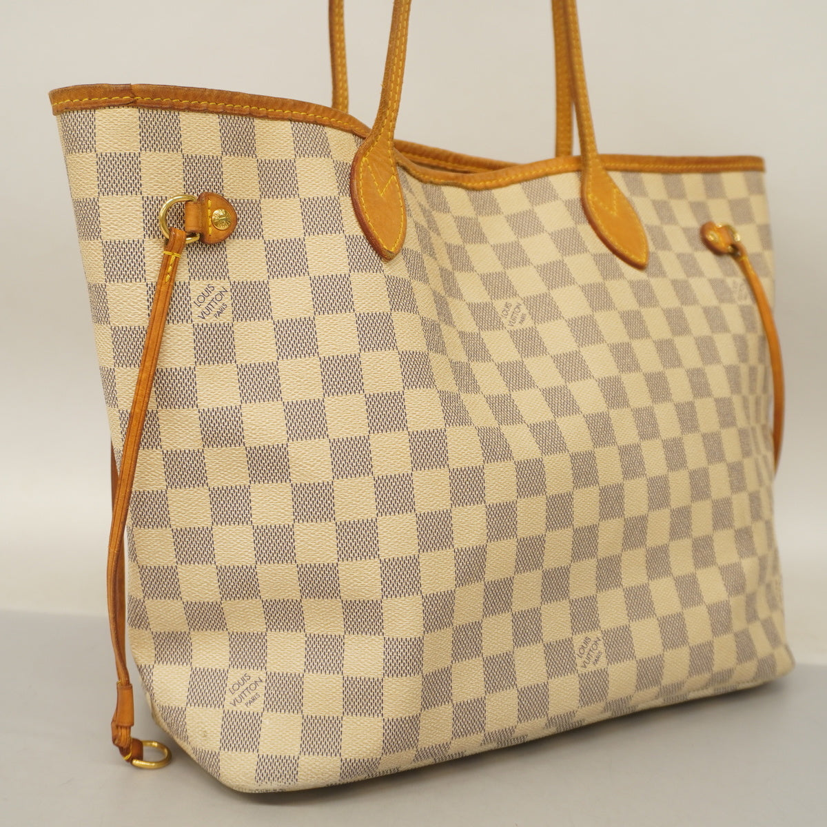 Louis Vuitton  Damier Azur Neverfull MM Tote Bag