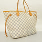 Louis Vuitton Damier Azur Neverfull MM  Tote Bag