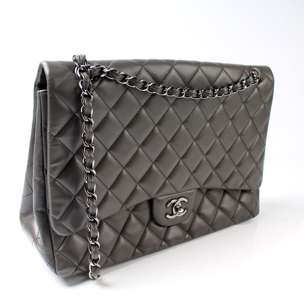 Chanel Classic Flap Maxi Single Flap Lambskin Bag