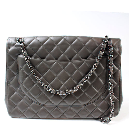 Chanel Classic Flap Maxi Single Flap Lambskin Bag