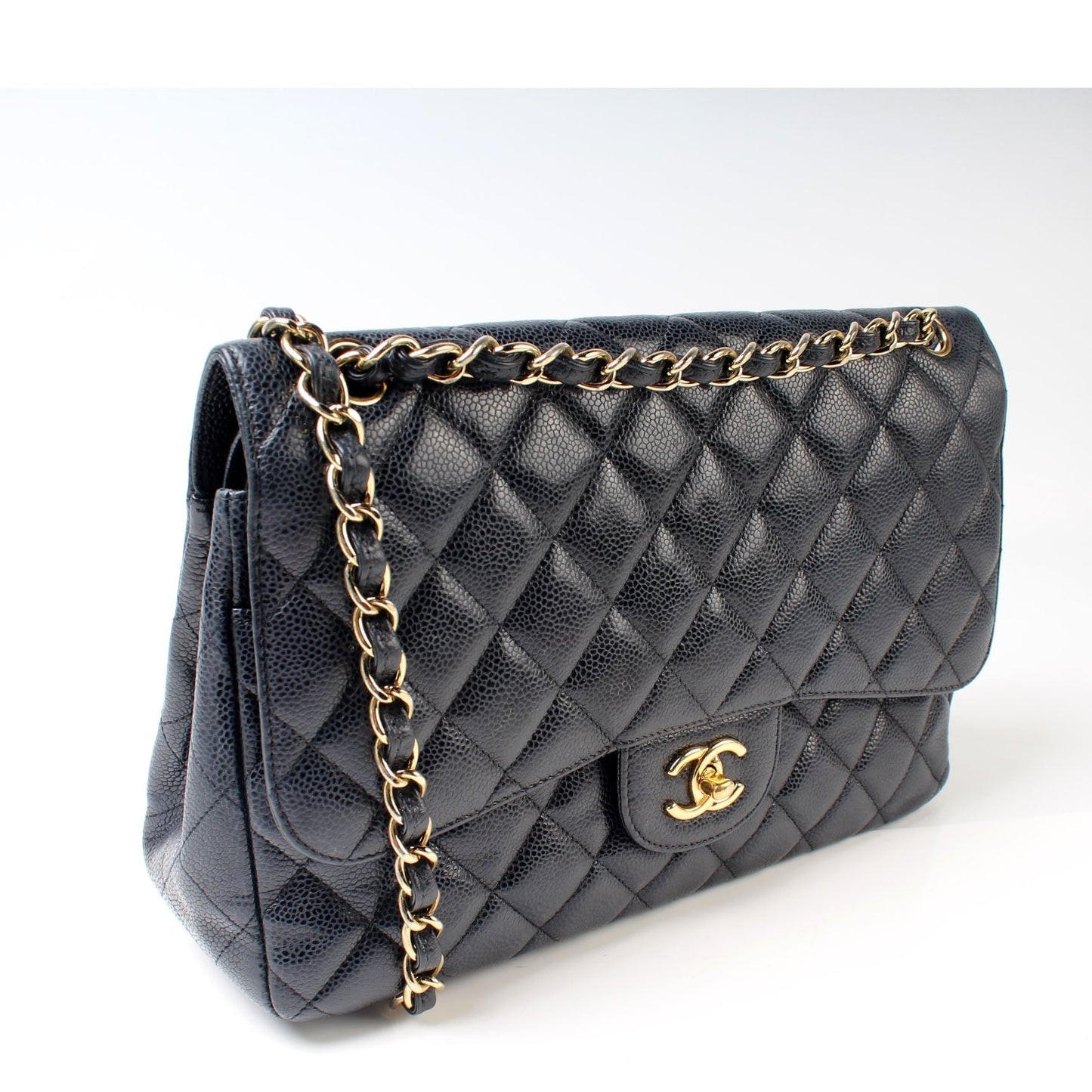 Chanel Classic Flap Jumbo Caviar 16M Bag