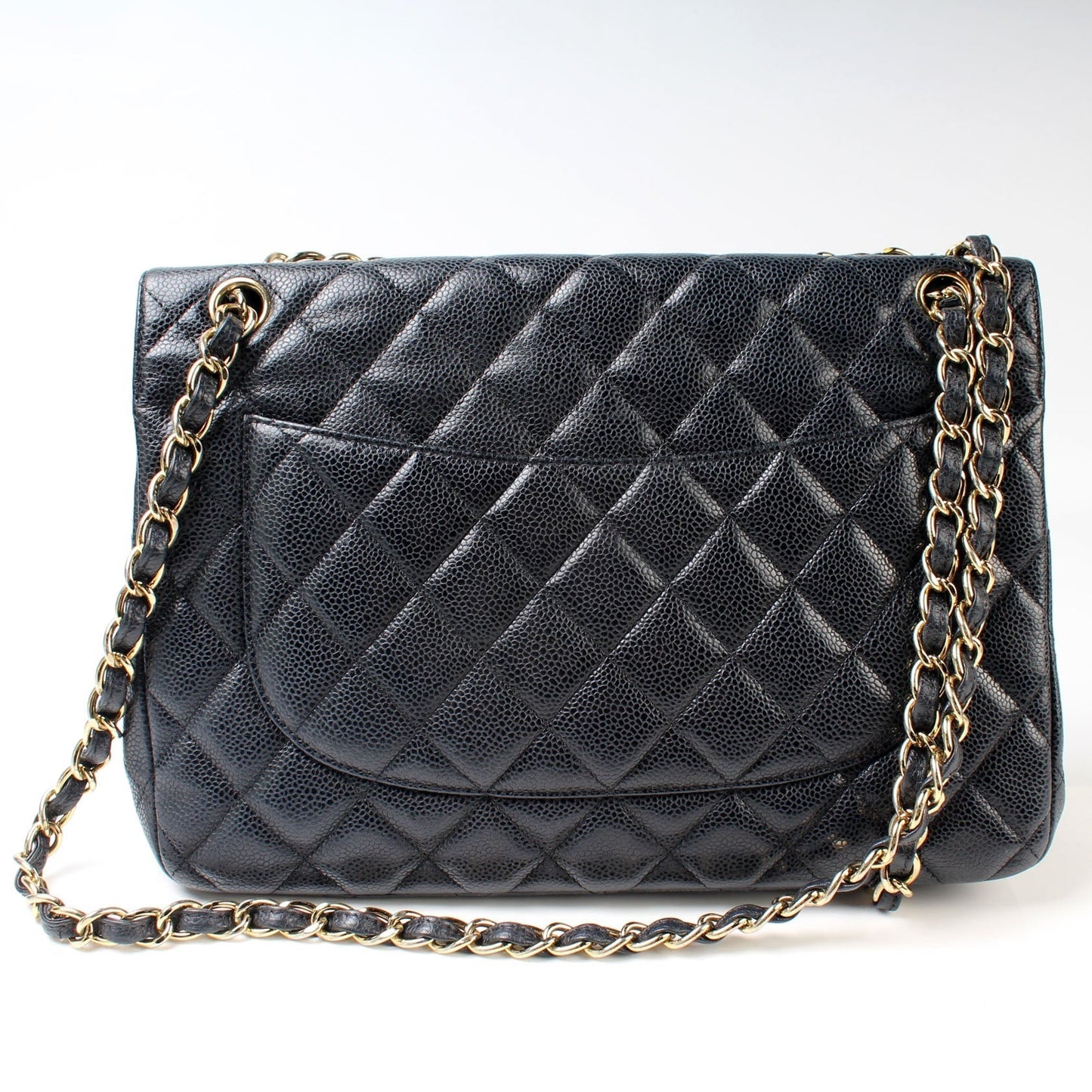 Chanel Classic Flap Jumbo Caviar 16M Bag