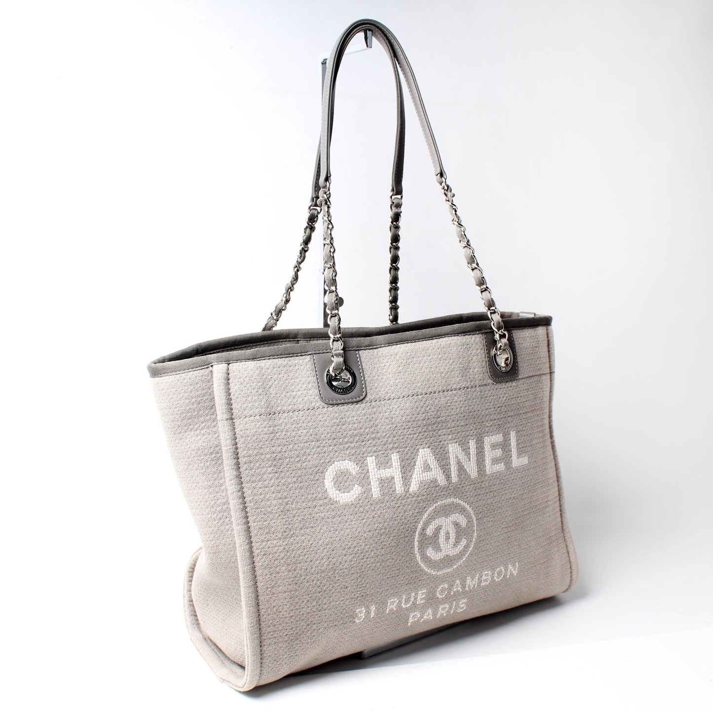Chanel Deauville Canvas Tote Small 20M Bag