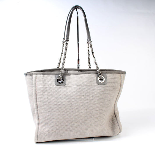 Chanel Deauville Canvas Tote Small 20M Bag
