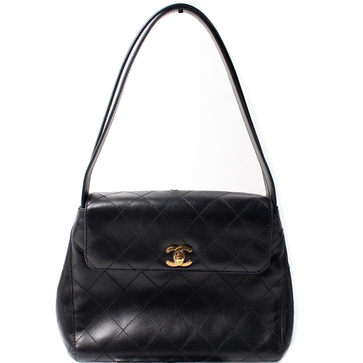 Chanel CC Flap   Evening Lambskin Bag