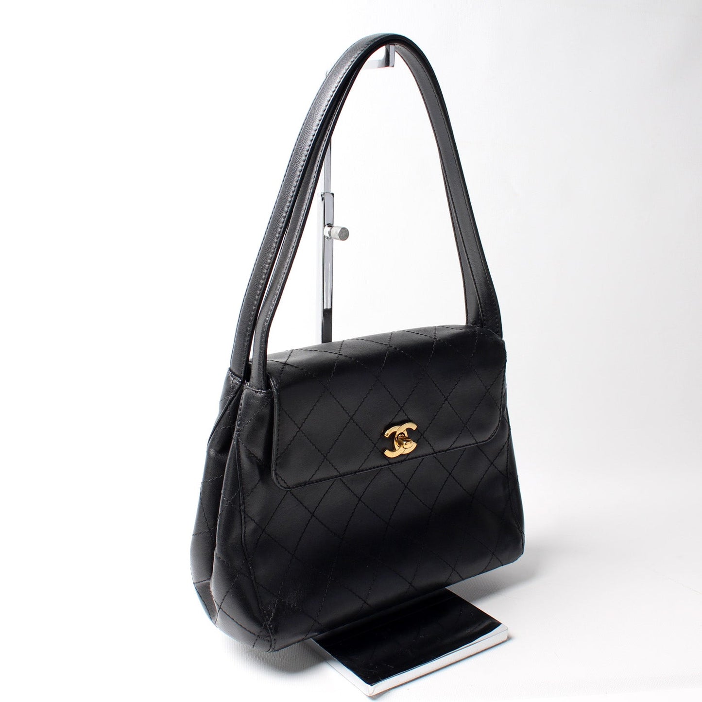 Chanel CC Flap   Evening Lambskin Bag