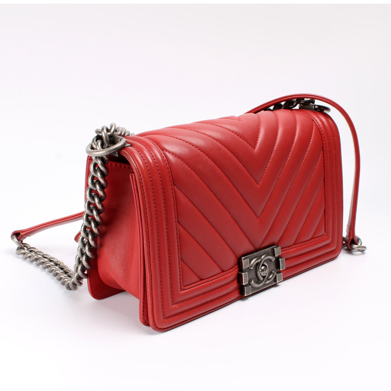 Chanel Boy Flap Medium Old Lambskin 25M