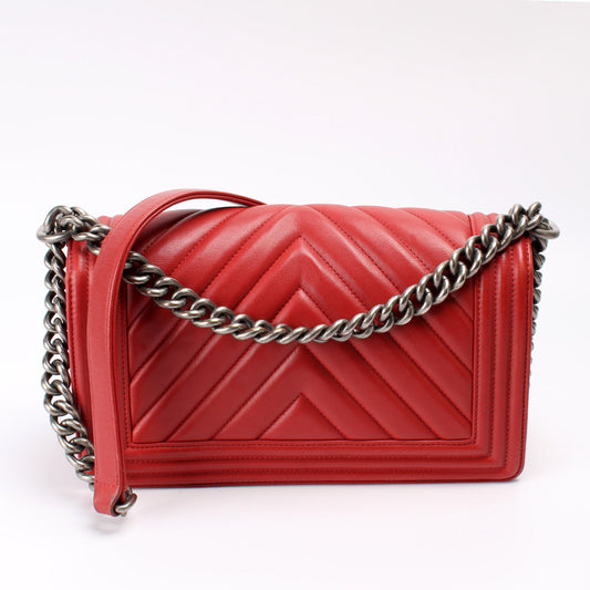 Chanel Boy Flap Medium Old Lambskin 25M