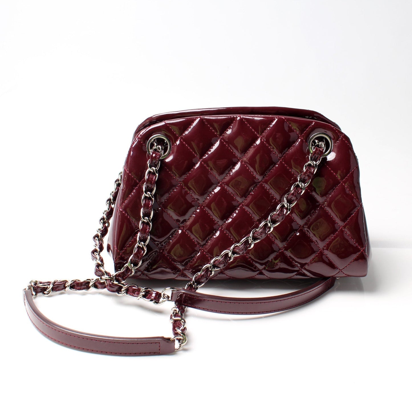 Chanel Just Mademoiselle Small Patent 15M Bag