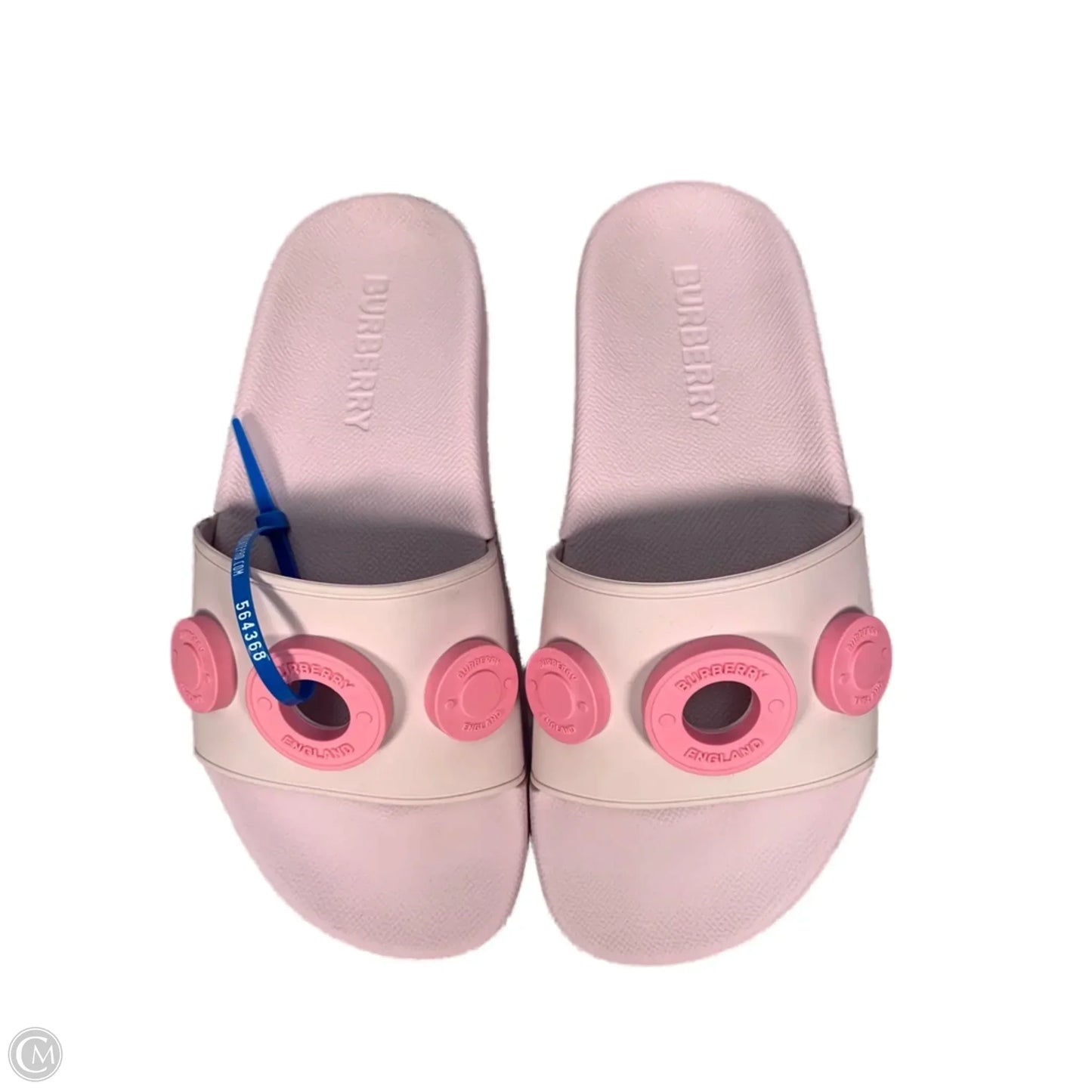 Sandals Luxury Designer By Burberry In Pink, Size: 6