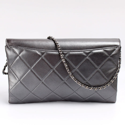 Chanel Chain Clutch Retro Label Lambskin 23M Bag