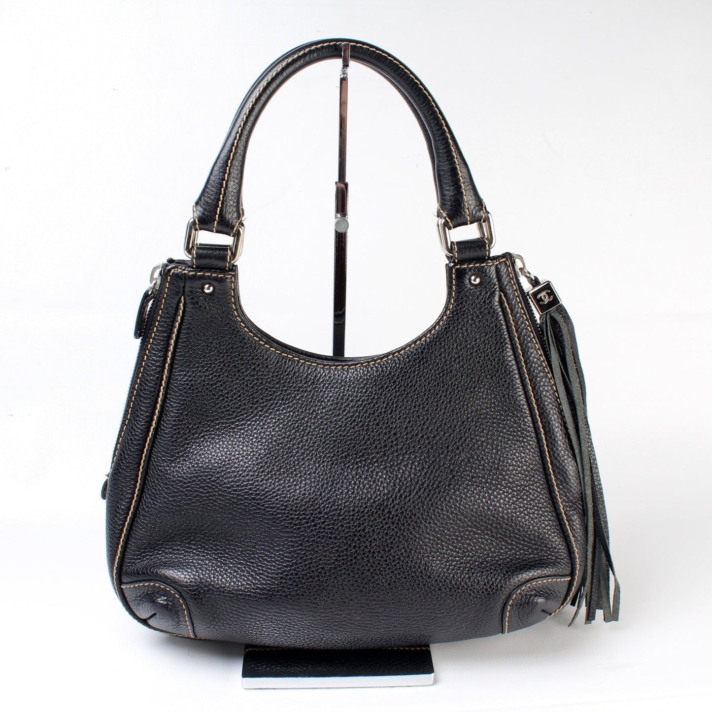 Chanel Lax Fringe Pull Medium Shoulder Bag