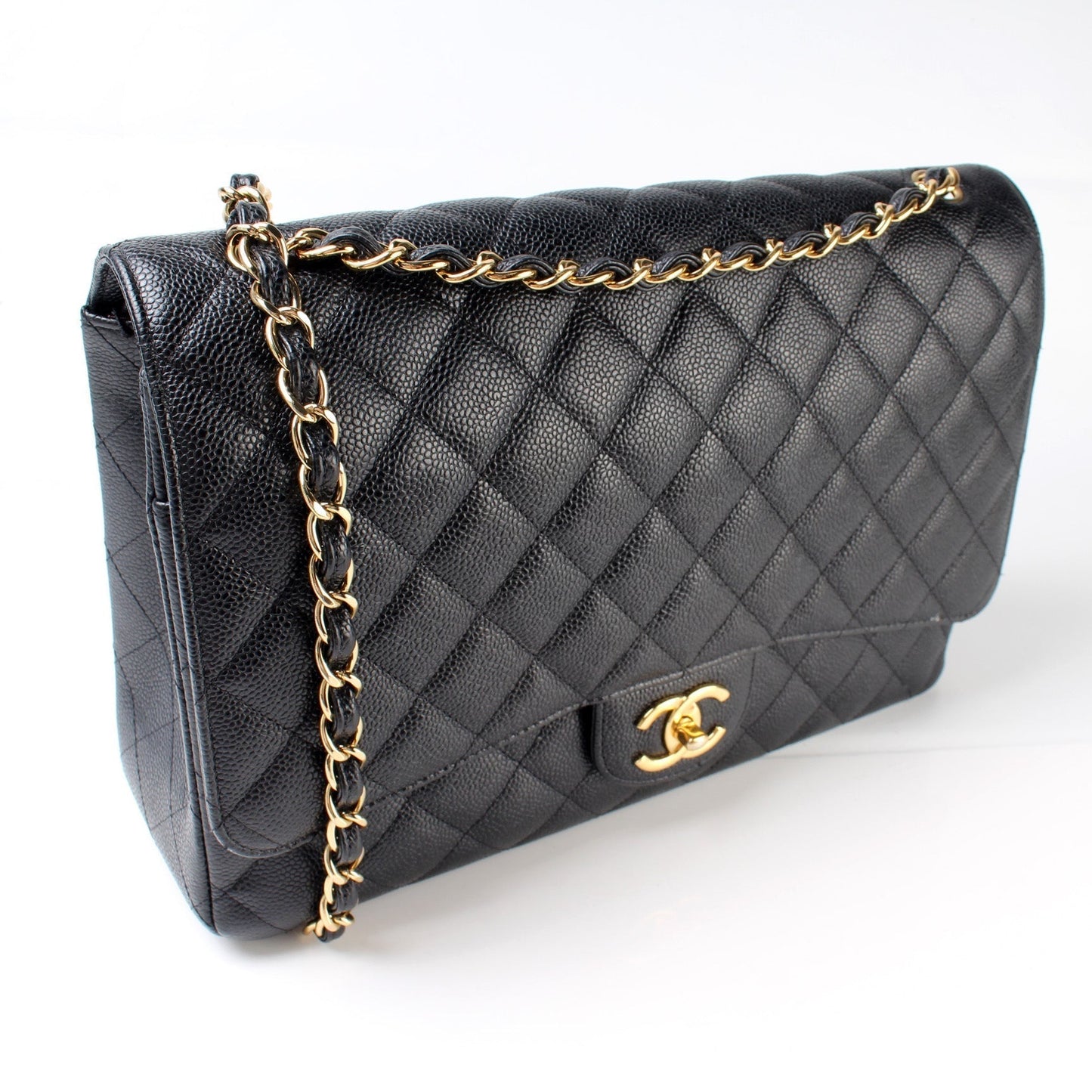 Chanel Classic Flap Maxi Caviar 27M Bag