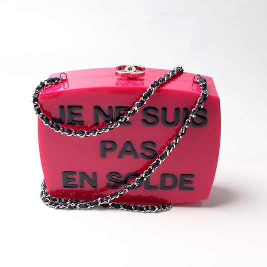 Chanel Plexiglass Clutch Evening In The Streets Bag